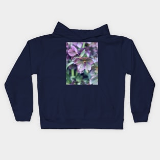 Hellebores in Spring Kids Hoodie